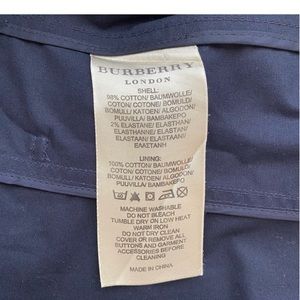 BURBERRY BELTED WAIST SHORT UTILITY JACKET TRENCH COAT SZ 4